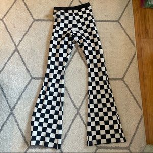 Princess Polly Knit Checker Pants